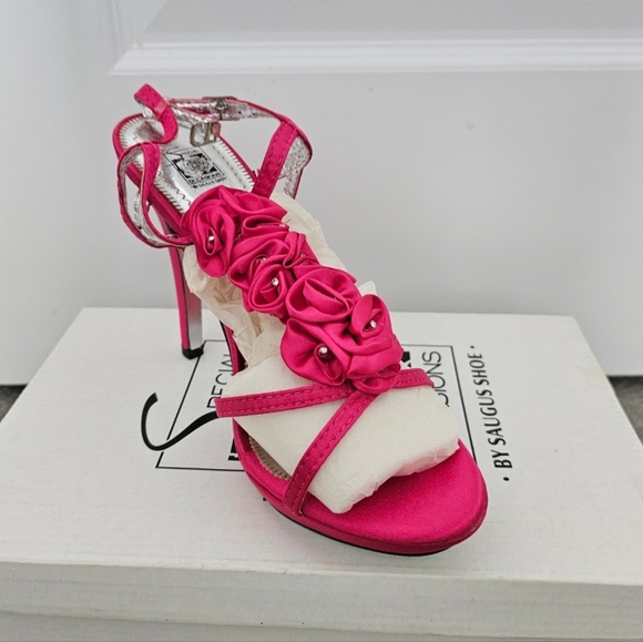 Special Occasions by Saugus Shoe Shoes - Special Occasions Fuchsia Satin Shoes